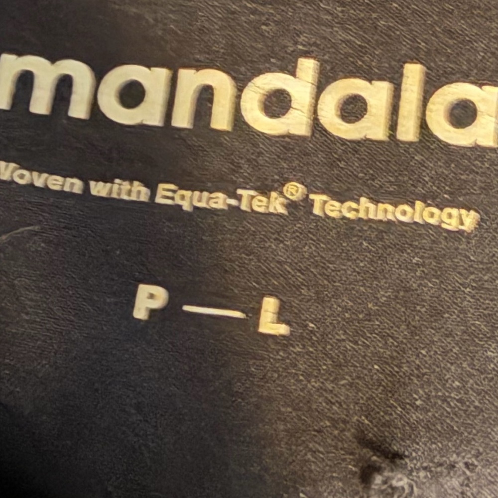 Mandala Jogger Scrub Pants L Petite Black - Picture 3 of 3